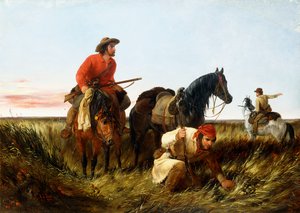 İzi Takip Eden Tuzakçılar: Hatada, 1851 by Arthur Fitzwilliam Tait