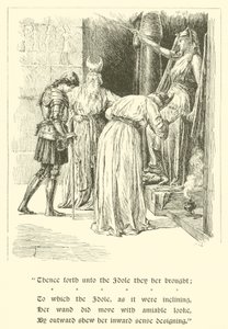 Sir Artegall, Radigund ve Britomart'ın Maceraları (gravür)