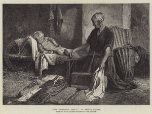 Kızının Mirası, Kraliyet Akademisi Sergisinden by Arthur Hacker