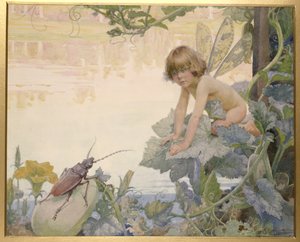 Peri ve Böcek, 1922 (kağıt üzerinde wc)
