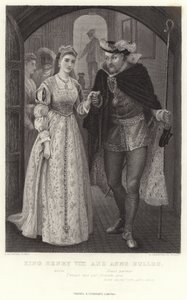 Kral Henry VIII ve Anne Bullen, Kral Henry VIII, Perde I, Sc IV by Arthur Hopkins