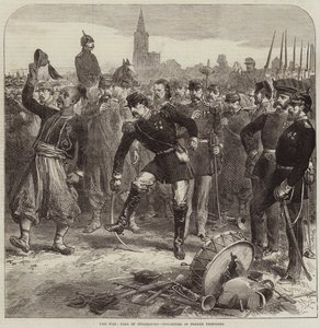 Savaş, Strasbourg'un Düşüşü, Fransız Tutsaklarının Ayrılışı by Arthur Hopkins