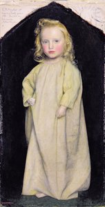 Çocukken Edward Robert Hughes, 1853-4 dolayları by Arthur Hughes