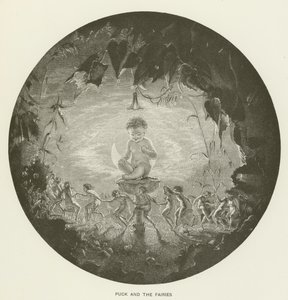 Puck ve periler by Arthur Hughes