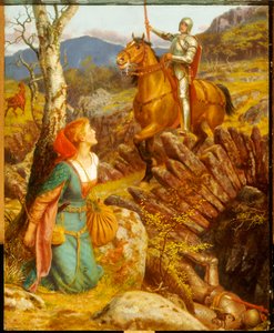 Paslı Gecenin Yıkılışı by Arthur Hughes