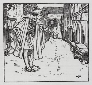 Hans Christian Andersen: Fortune Goloshes (lito) by Arthur Joseph Gaskin