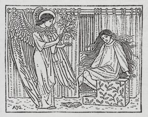 Hans Christian Andersen: Kırmızı Pabuçlar (taş) by Arthur Joseph Gaskin