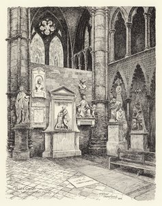 Şairler Köşesi, Westminster (lito)