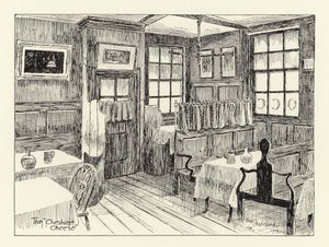 Ye Olde Cheshire Cheese (lito) by Arthur Moreland