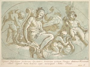 Putti ile çevrili Venüs, yaklaşık. 1735.