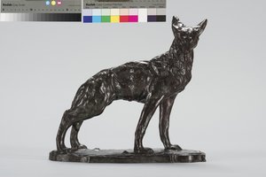Uyarı Coyote (bronz) by Arthur Putnam