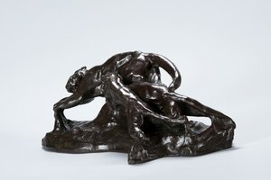 Puma Yakalayan Köpekler by Arthur Putnam