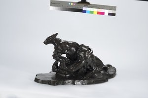 kanguru ve köpek by Arthur Putnam