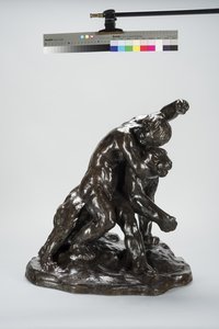 Puma ve Çocuk (bronz)
