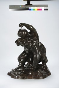 Puma ve Çocuk (bronz) by Arthur Putnam