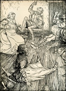 Bir yaz gecesi rüyası by Arthur Rackham