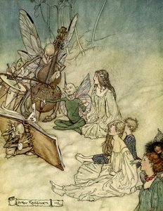 Bir yaz gecesi rüyası by Arthur Rackham