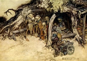 Bir yaz gecesi rüyası by Arthur Rackham