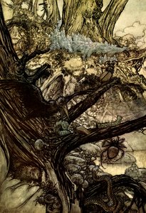 Bir yaz gecesi rüyası by Arthur Rackham