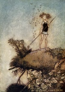 Bir yaz gecesi rüyası by Arthur Rackham