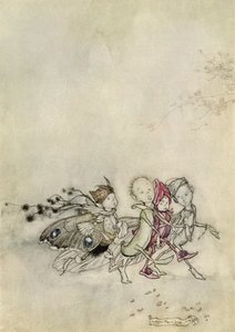 Bir yaz gecesi rüyası by Arthur Rackham