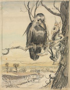 Sincap ve Karga by Arthur Rackham