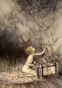 Aniden kanatlı bir yaratık sürüsü yanından geçti, Nathaniel Hawthorne