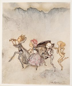 Her biri ayağına takılıp, paspas ve biçme ile burada olacak, William Shakespeares The Tempest, pub
