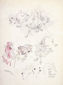 Girin: Örümcek Ağı, Güve, Hardal Tohumu ve Peaseblossom. Shakespeare