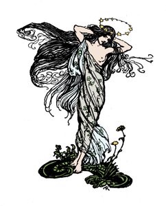 William SHAKESPEARE tarafından Bir Yaz Gecesi Rüyası için İllüstrasyon by Arthur Rackham