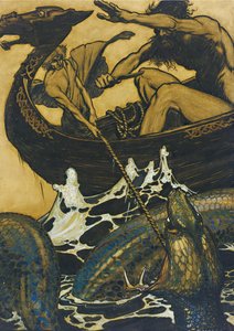 Edda için İllüstrasyon by Arthur Rackham
