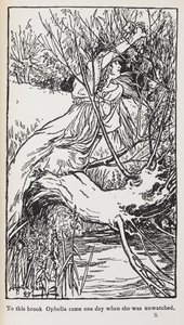 Hamlet'ten İllüstrasyon by Arthur Rackham