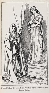 Kış Masalı'ndan Paulina'nın İllüstrasyonu by Arthur Rackham