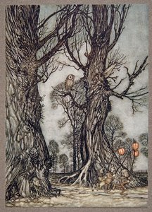 Önde koşan Linkmen, JM Barrie (1860 - 1937), pub tarafından Kensington Bahçeleri
