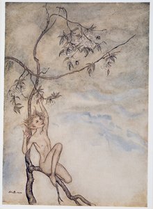 Neşeyle, neşeyle yaşayacak mıyım şimdi dalda asılı olan çiçeğin altında, William Shakespeares The Tempest