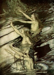 Tanrıların Alacakaranlığı Göttterdämmerung by Arthur Rackham