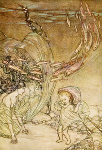 Undine, Friedrich de la Motte Fouqué by Arthur Rackham