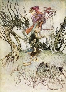 Undine, Friedrich de la Motte Fouqué by Arthur Rackham