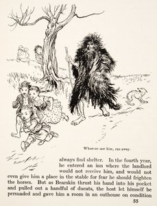 Onu kim gördüyse, Little Brother & Little Sister and Other Tales by the Brothers Grimm, pub.1917 (litho)
