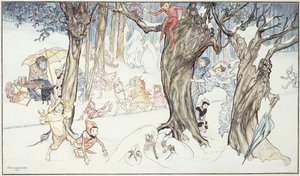 Kış Eğlencesi, 1924 by Arthur Rackham