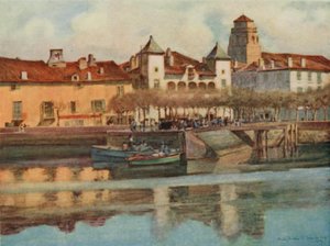 Bask Ülkesi: Lohobiague, St Jean de Luz (renkli taş)