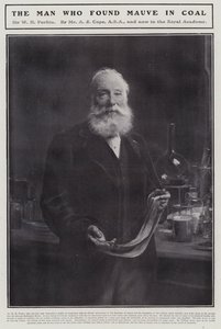 William Henry Perkin, ilk sentetik organik boya olan leylak rengi (lito) keşfeden İngiliz kimyager