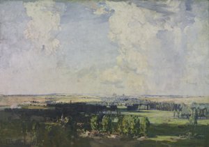 Amiens, batının anahtarı, 1928 by Arthur Streeton