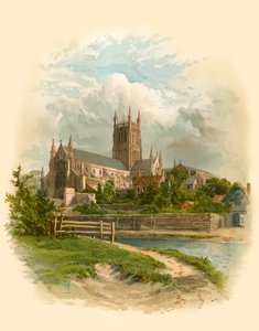 Worcester Katedrali, Kuzey Doğu by Arthur Wilde Parsons