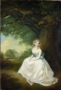 Lady Chambers, c.1789 (tuval üzerine yağlı boya)