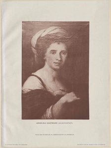 Angelika Kauffmann (baskı) by Artist Unknown