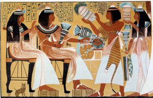 Mısır Sanatı: Ipuy ve ailesi. Teb