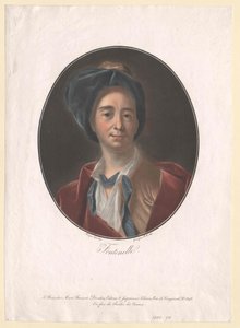 Bernard de Fontenelle (baskı) by Artist Unknown