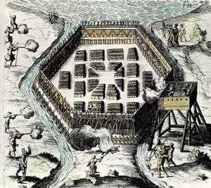 CHAMPLAIN, Samuel of (1567-1635). İngiliz denizci, haritacı, ressam, asker ve kaşif. Yeni Fransa