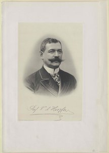 Charles August Herzfeld (baskı) by Artist Unknown